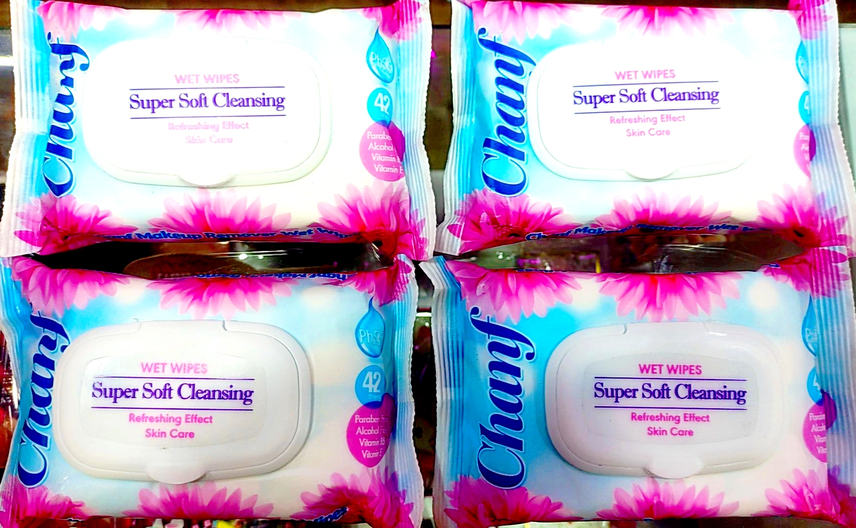 دستمال مرطوب چانف بسته 4 عددی مدل Super Soft