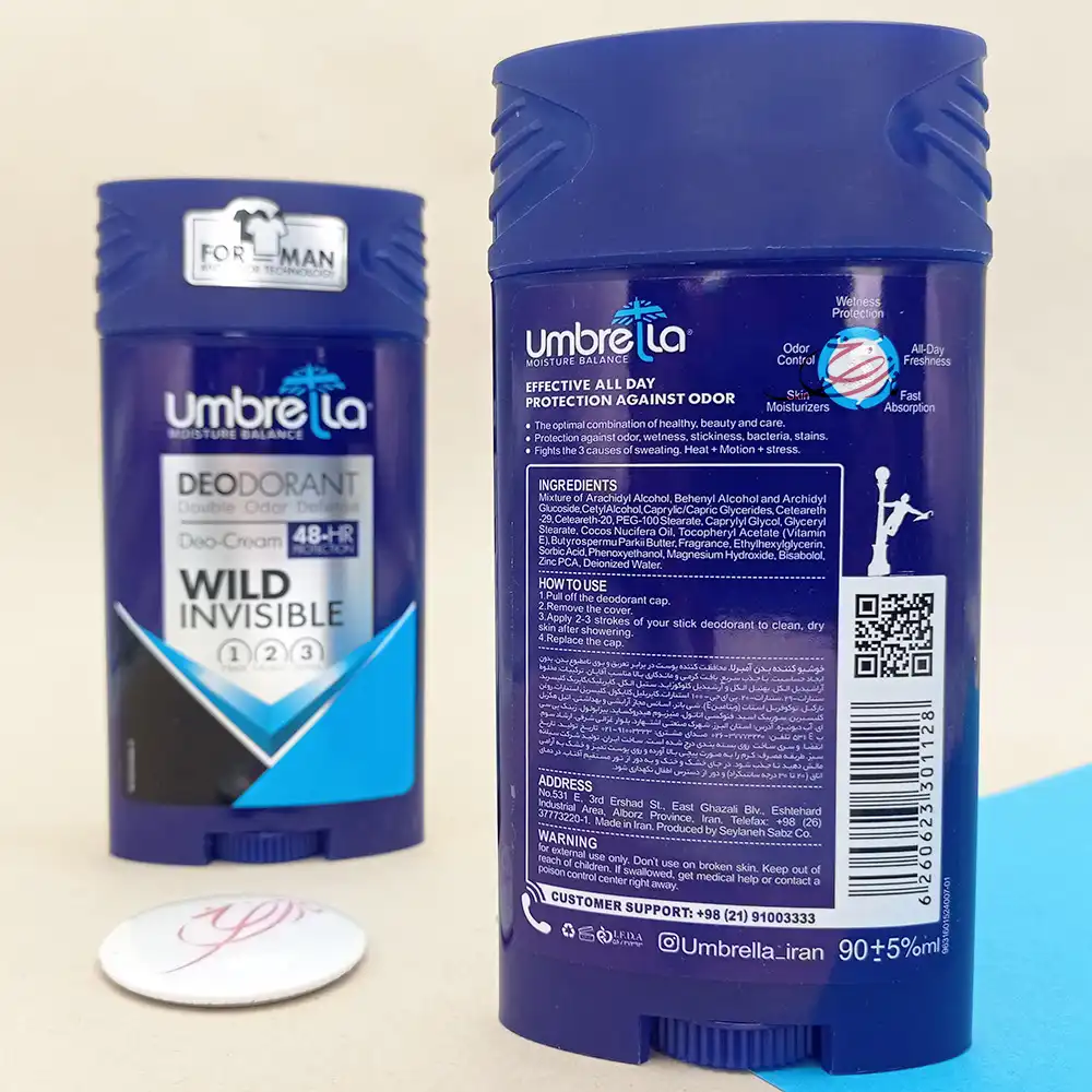 استیک ضد تعریق آمبرلا مدل WILD INVISIBLE حجم 90 میل
