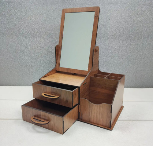 استند لوازم آرایش آینه دار