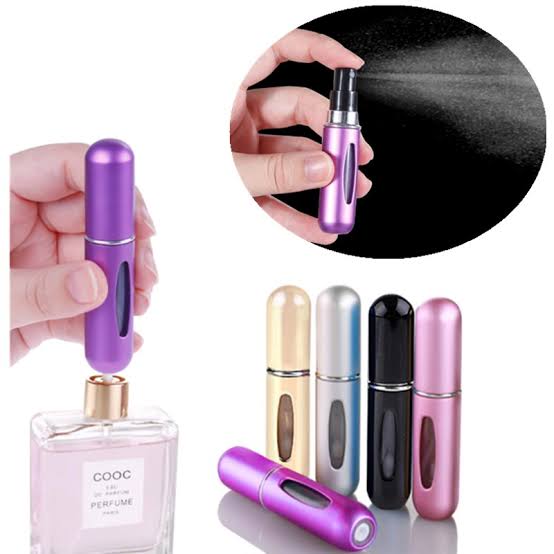 اتومایزر (محفظه نگهدارنده عطر و ادکلن) مدل مسافرتی حجم ۶ میلی لیتر